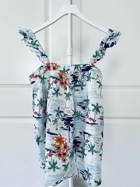 Women’s Old Navy Floral Sleeveless Floral Top Size M